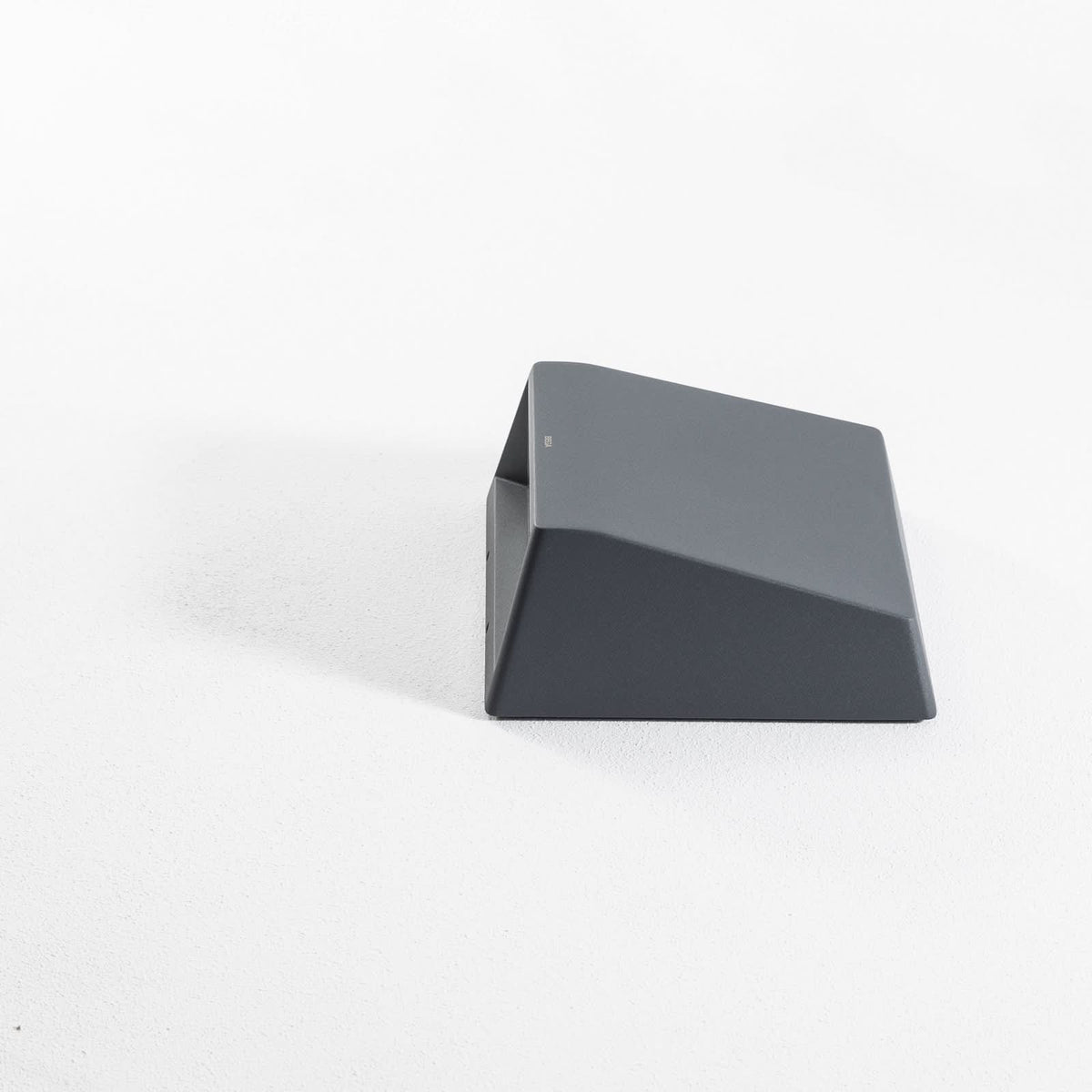 Potelet d'extérieur LED 85118K3 en verre, graphite, hauteur 11 cm