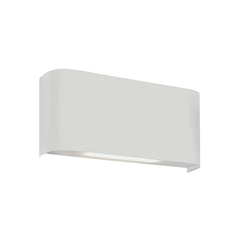 Applique murale LED Match Box en aluminium, blanc, 2 lumières, hauteur 8 cm
