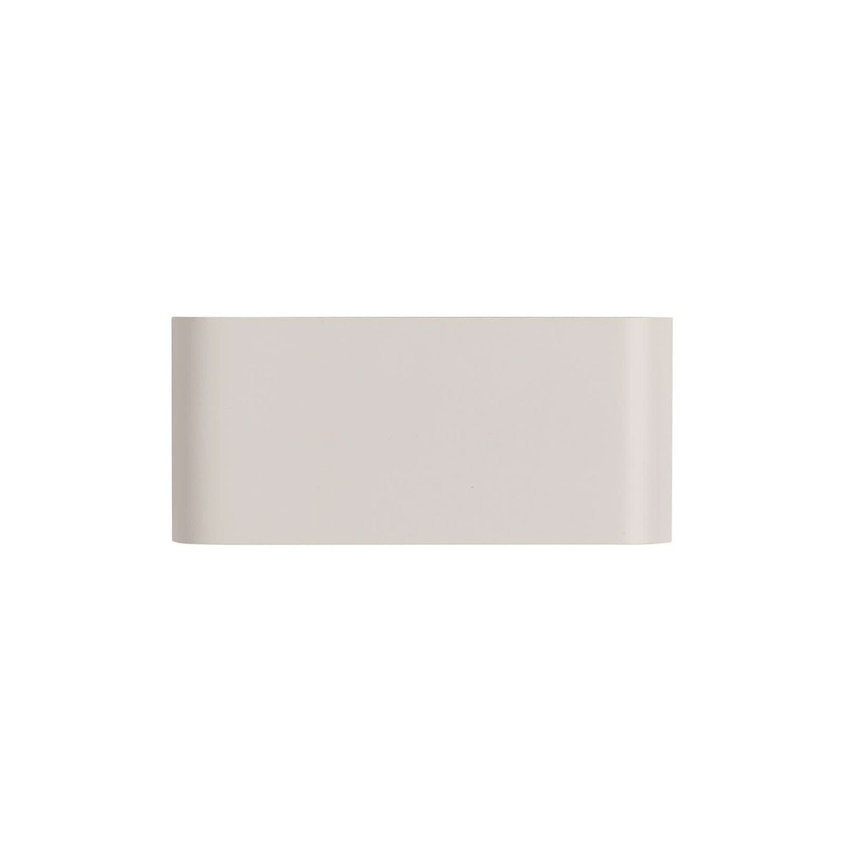 Applique murale LED Match Box en aluminium, blanc, 2 lumières, hauteur 8 cm