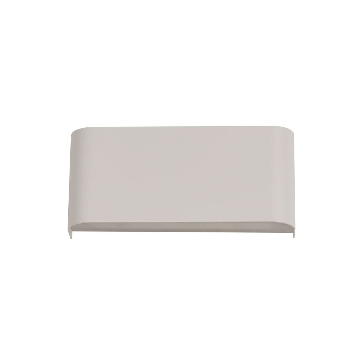 Applique murale LED Match Box en aluminium, blanc, 2 lumières, hauteur 8 cm
