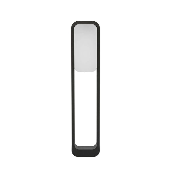 Borne lumineuse d'extérieur LED Sticker en aluminium, gris foncé, hauteur 72 cm