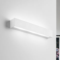 Applique murale Hermione en plâtre, blanc, 3 lumières, hauteur 7,5 cm