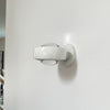 Applique murale LED Optic en verre, blanc brillant, Ø 12 cm