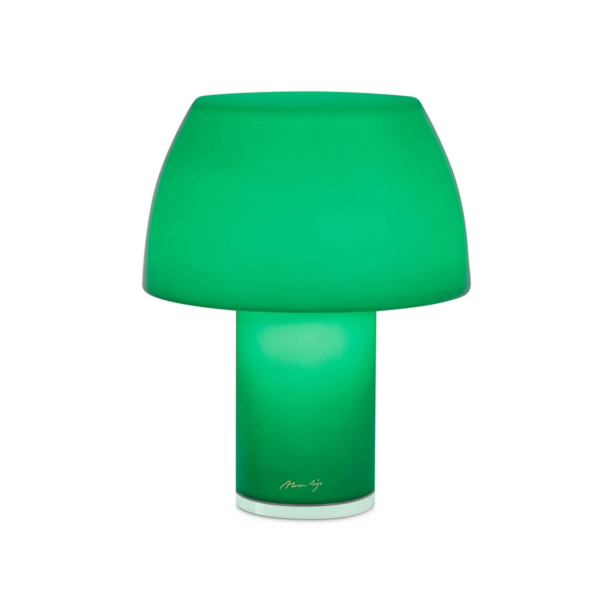 Lampe à poser d'extérieur LED rechargeable Lorosae en verre, vert, Ø 20 cm, IP54