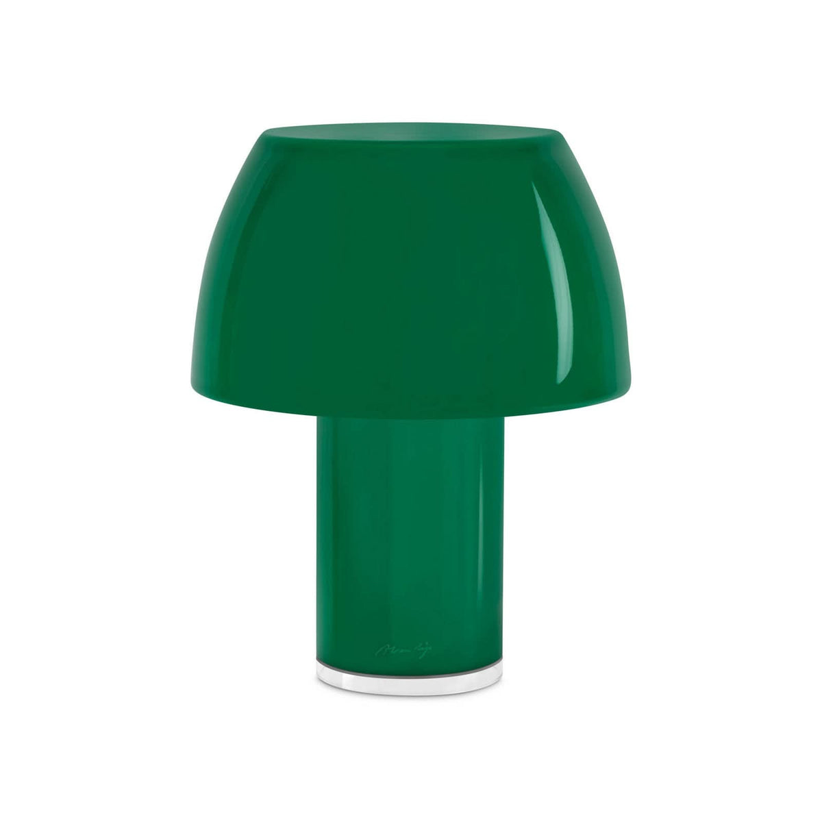 Lampe à poser d'extérieur LED rechargeable Lorosae en verre, vert, Ø 20 cm, IP54