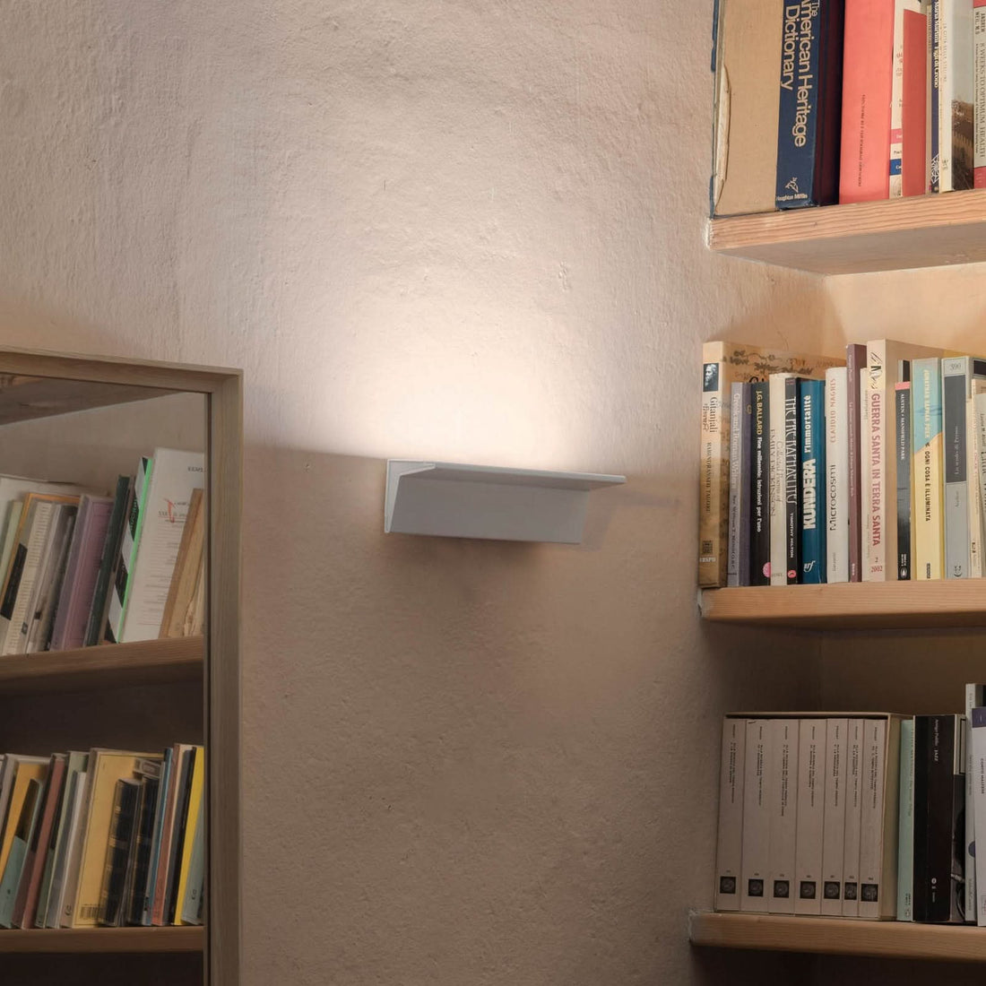 Applique murale LED Zena en aluminium, blanc, hauteur 7 cm, 2700 K
