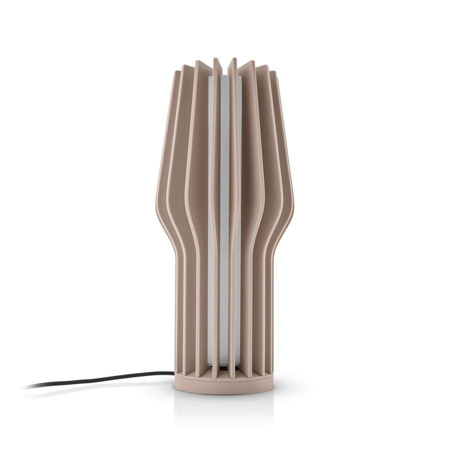 Lampe à poser d'extérieur LED rechargeable Radiant, beige, Ø 11 cm, IP44