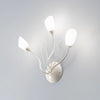 Applique murale Gloriosa en verre, sable, 3 lumières, hauteur 44 cm