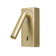 Applique murale LED Colo en aluminium, doré, hauteur 14 cm