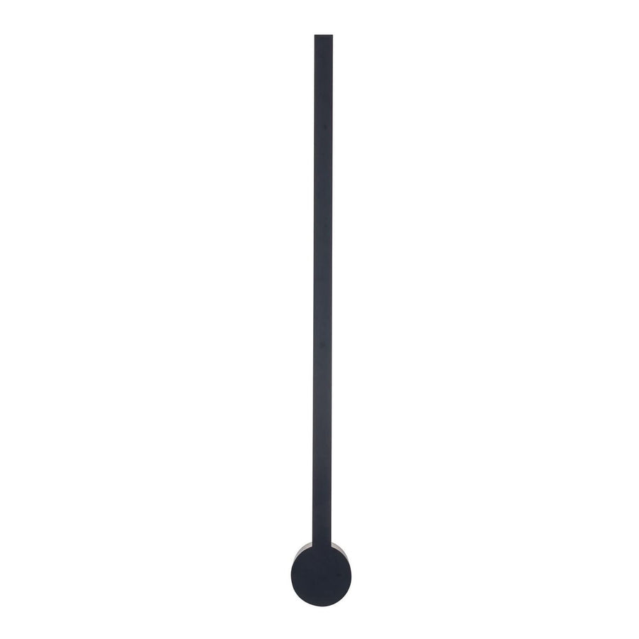 Applique murale LED Passeggio Nova en aluminium, noir, hauteur 60 cm, IP54