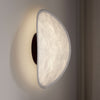 Applique murale LED Tense en aluminium, blanc et noir, Ø 35 cm
