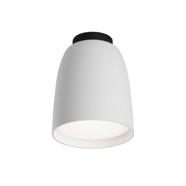 Plafonnier d'extérieur LED Nut en aluminium, blanc, Ø 10 cm, IP54