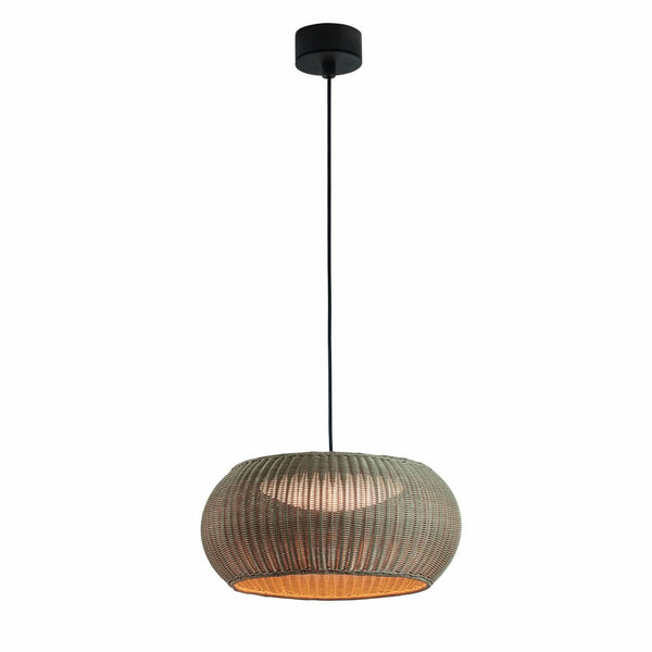 Suspension d'extérieur LED Perris, marron, Ø 47 cm, IP54