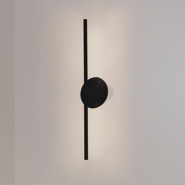 Applique murale LED Omni en aluminium, noir, 2700 K, 17 W