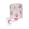 Applique murale Fairy Dreams, rose et blanc, hauteur 24 cm