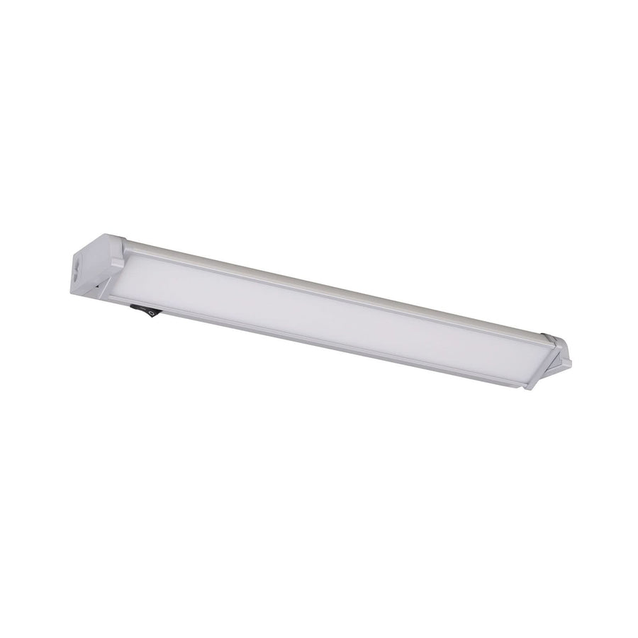 Applique murale LED 957021102 en aluminium, argenté et blanc