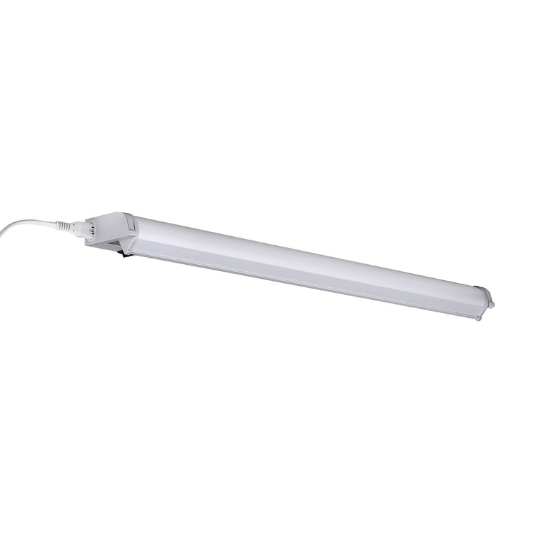 Applique murale LED 957021102 en aluminium, argenté et blanc