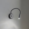 Applique murale Lagos USB en acier, noir, hauteur 27 cm