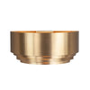 Applique murale Elena en aluminium, laiton, hauteur 13,5 cm
