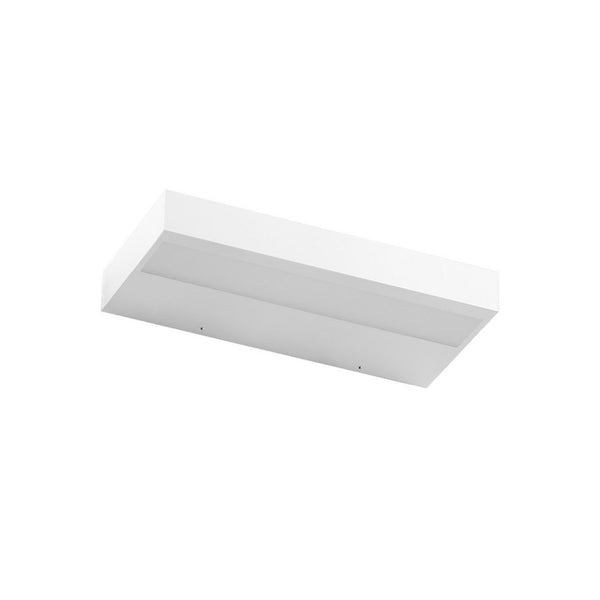 Applique murale LED Regolo en aluminium, blanc, hauteur 3,6 cm