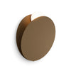 Applique murale LED Akoya en verre, bronze, Ø 30 cm