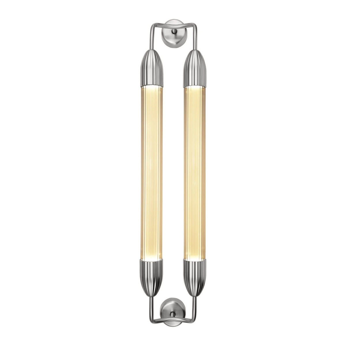 Applique murale Lemon Squeeze en verre, blanc, 2 lumières, 15 W, longueur 94 cm
