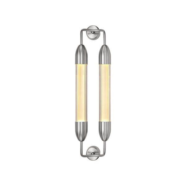 Applique murale Lemon Squeeze en verre, blanc, 2 lumières, 15 W, longueur 77 cm