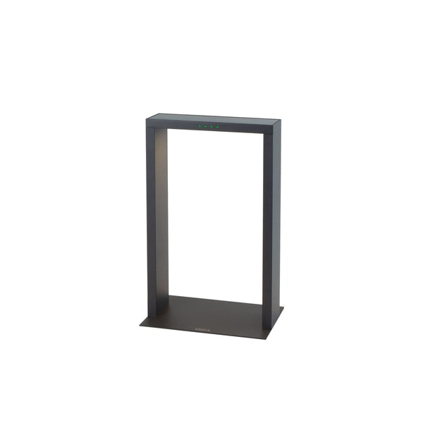 Lampe solaire d'extérieur LED Axis Mini en aluminium, anthracite, hauteur 40 cm, IP65
