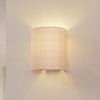 Applique murale Soula en tissu, beige, hauteur 20 cm