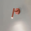 Applique murale Sopel en acier, rouge, hauteur 15 cm