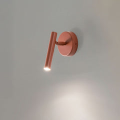 Applique murale Sopel en acier, rouge, hauteur 15 cm