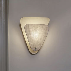 Applique murale Coquillage en bois, crème, hauteur 42 cm