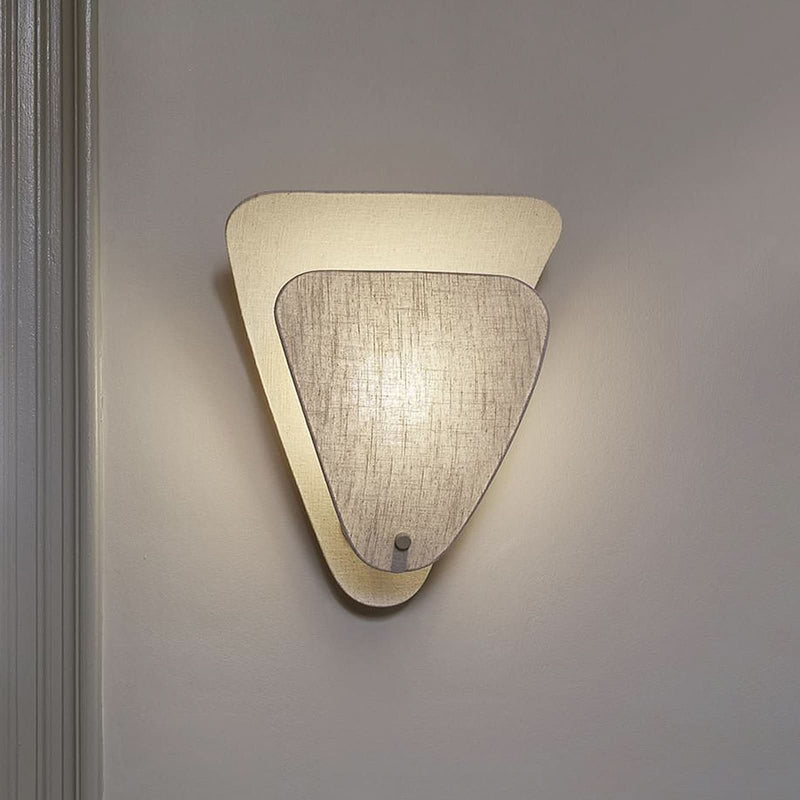 Applique murale Coquillage en bois, crème, hauteur 42 cm