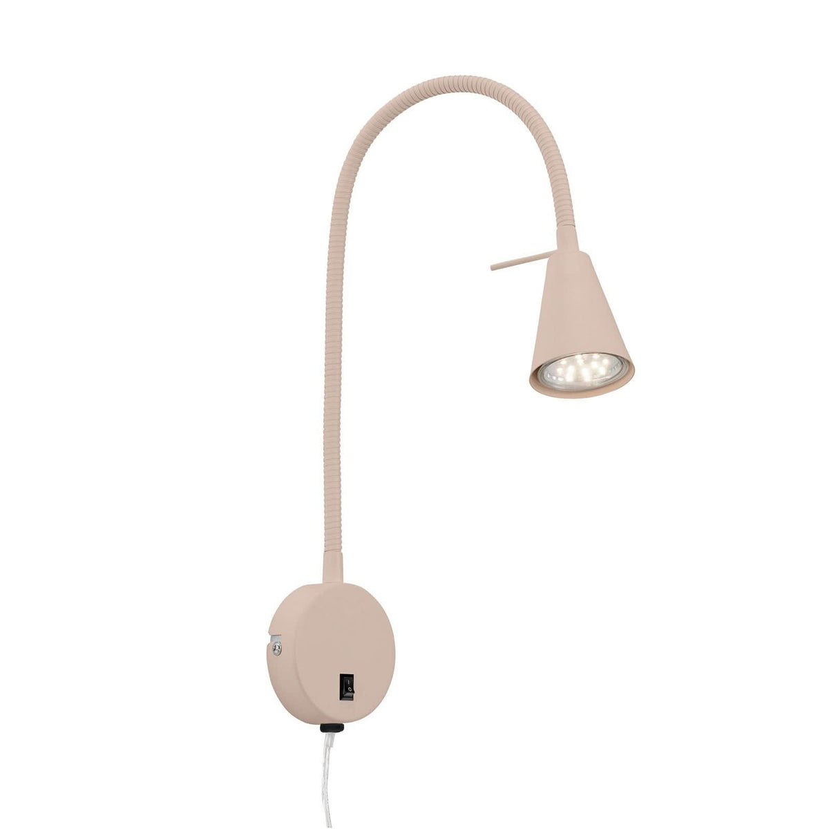 Applique murale Tusa en métal, beige, hauteur 45 cm