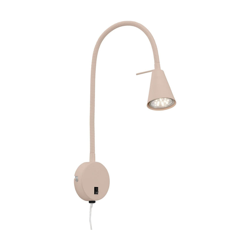 Applique murale Tusa en métal, beige, hauteur 45 cm