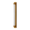Applique murale LED Charmer en verre, marron, IP44