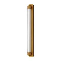 Applique murale LED Charmer en verre, marron, IP44
