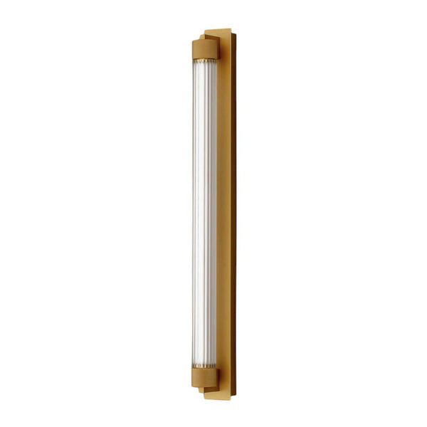 Applique murale LED Charmer en verre, marron, IP44