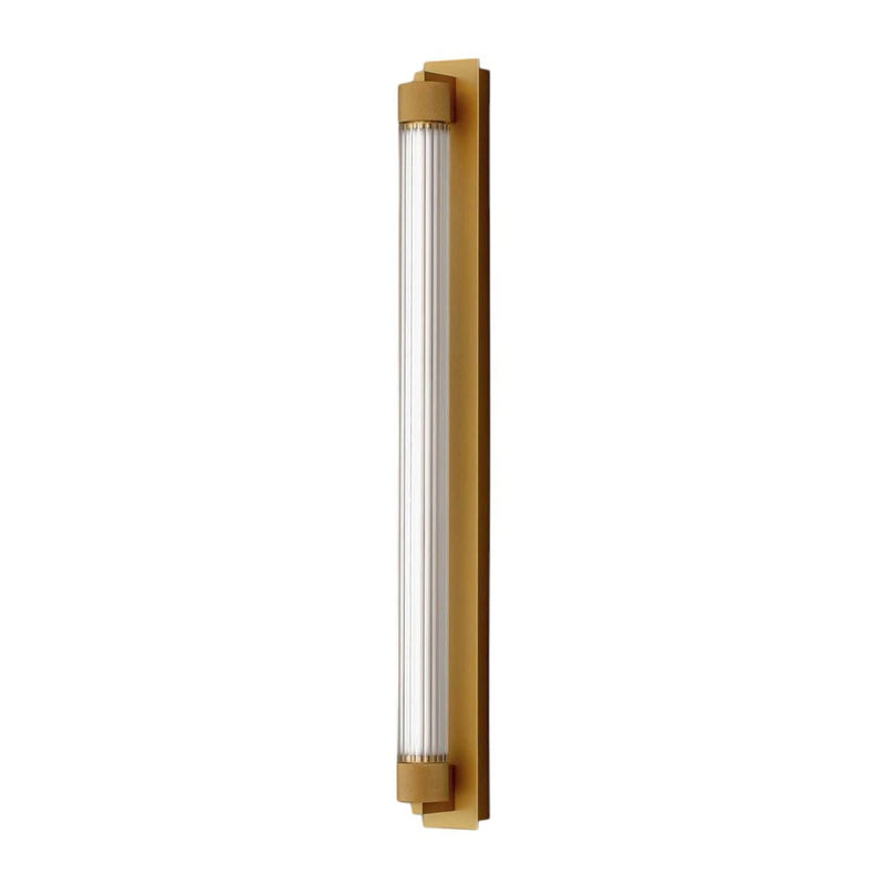 Applique murale LED Charmer en verre, marron, IP44