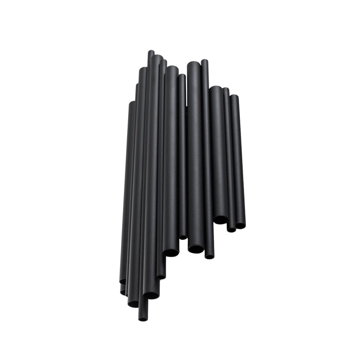 Applique murale Reis en métal, noir, hauteur 50 cm