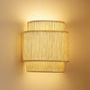Applique murale Anuva en papier, beige, hauteur 25 cm