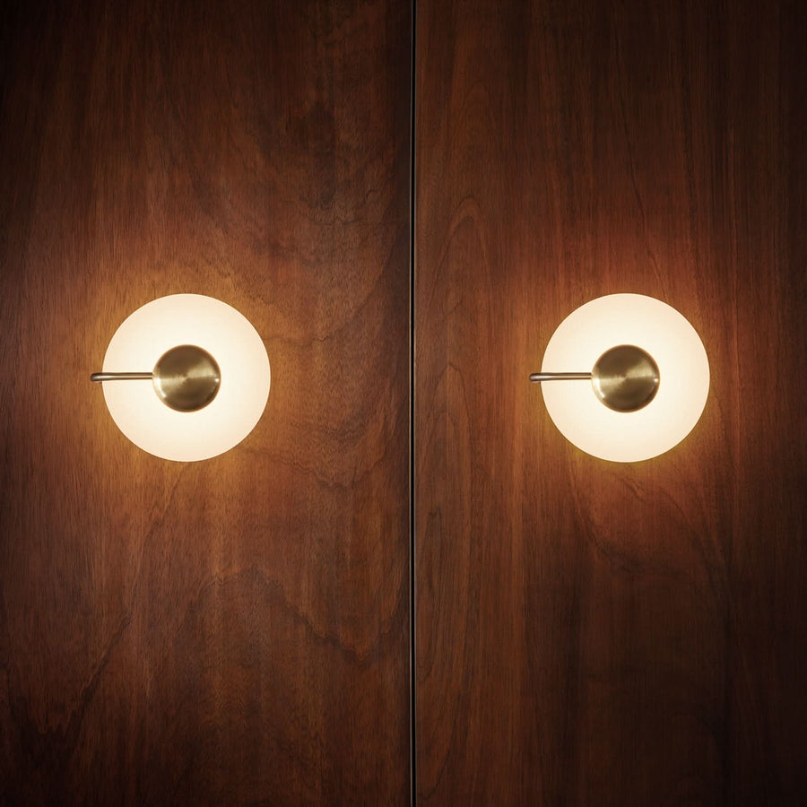 Applique murale LED Tratto en verre, Ø 27 cm