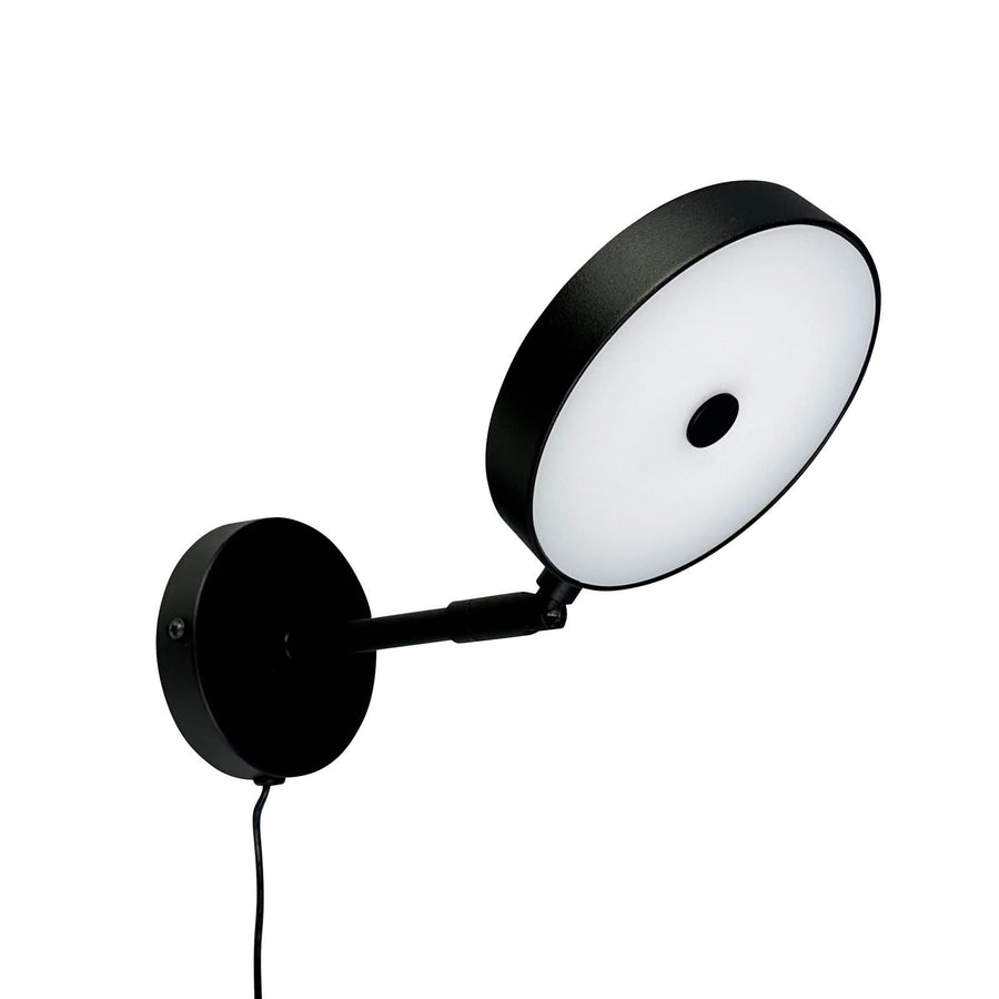 Applique murale LED Starlight en métal, noir, Ø 14 cm