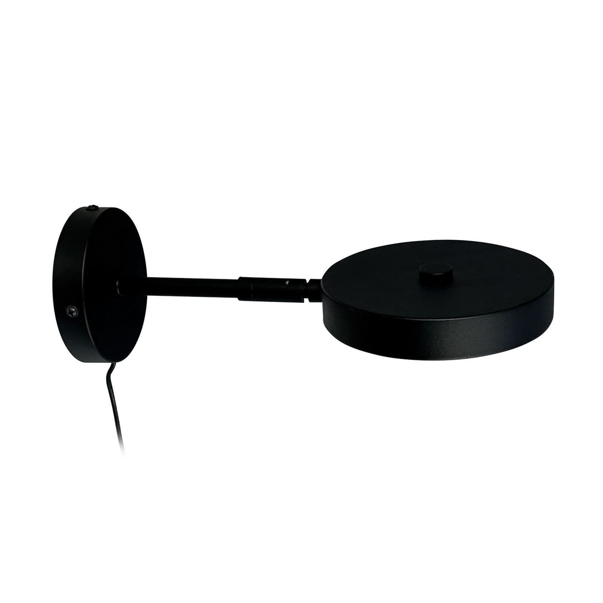 Applique murale LED Starlight en métal, noir, Ø 14 cm