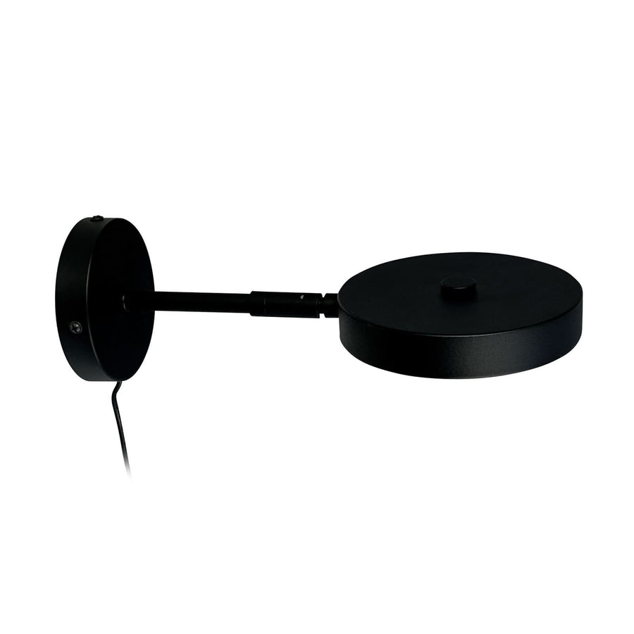 Applique murale LED Starlight en métal, noir, Ø 14 cm