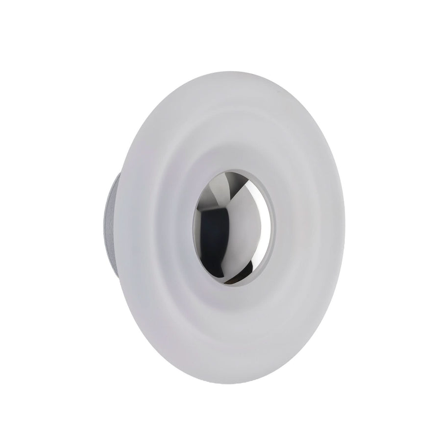 Applique murale LED Press Sphere Mini en verre, blanc satiné, Ø 21,5 cm