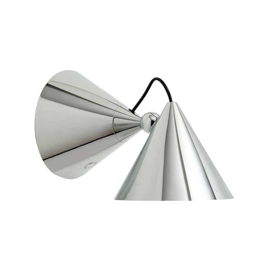 Applique murale LED Pose en acier, argenté, hauteur 14,9 cm