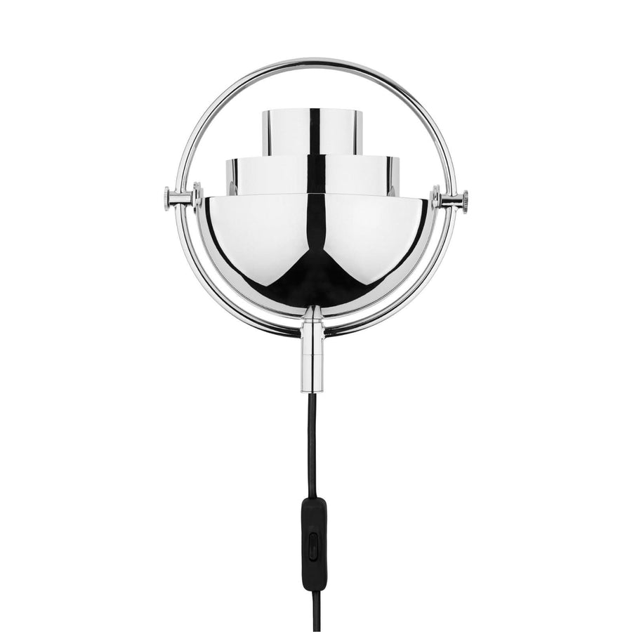 Applique murale Multi-Lite en laiton, chromé, hauteur 21 cm