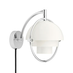 Applique murale Multi-Lite en laiton, blanc, hauteur 21 cm