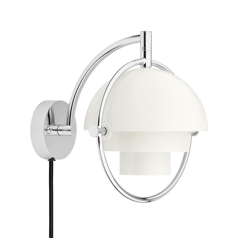 Applique murale Multi-Lite en laiton, blanc, hauteur 21 cm